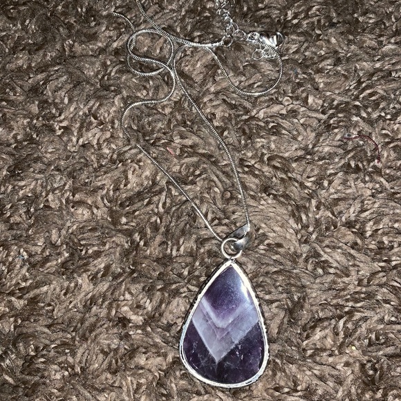 Purple Amethyst Lace Ring & Necklace Set - Picture 8 of 8